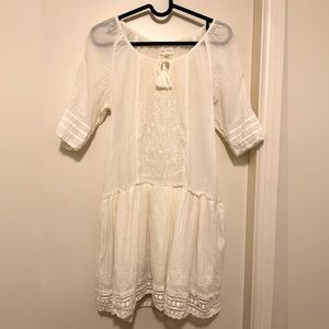 Azure Skies Cream Dress, Aritzia, size XXS